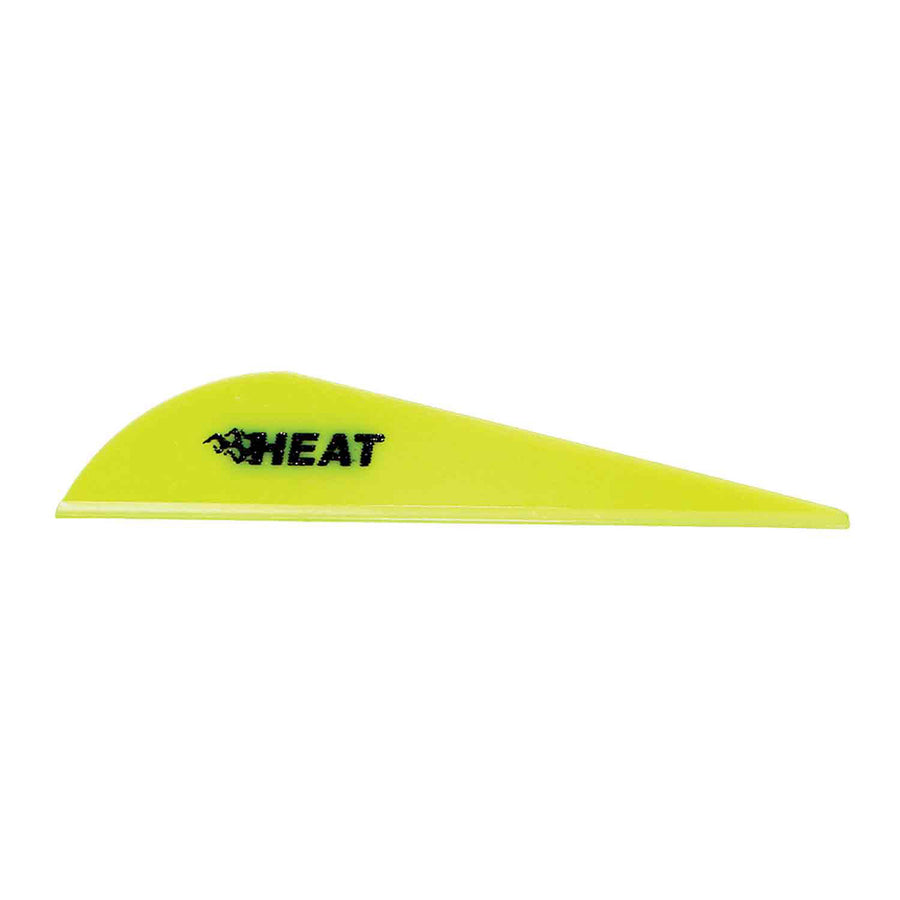 Bohning Heat Low Profile Hunting Vanes 2.5in - 100 Vanes Yellow