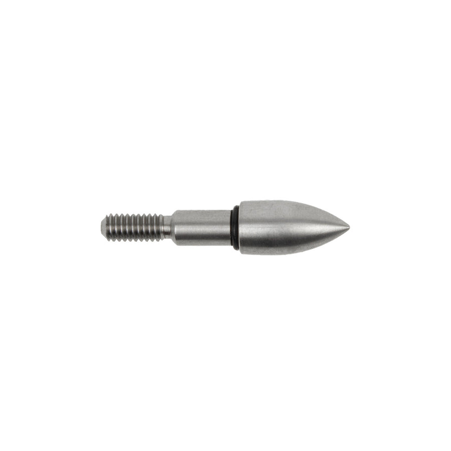 Bohning Point Screw In Bullet Point 100 Grains 19/64 Shaft OD 5/16 Point OD with O Ring - 12 Pack 100grains