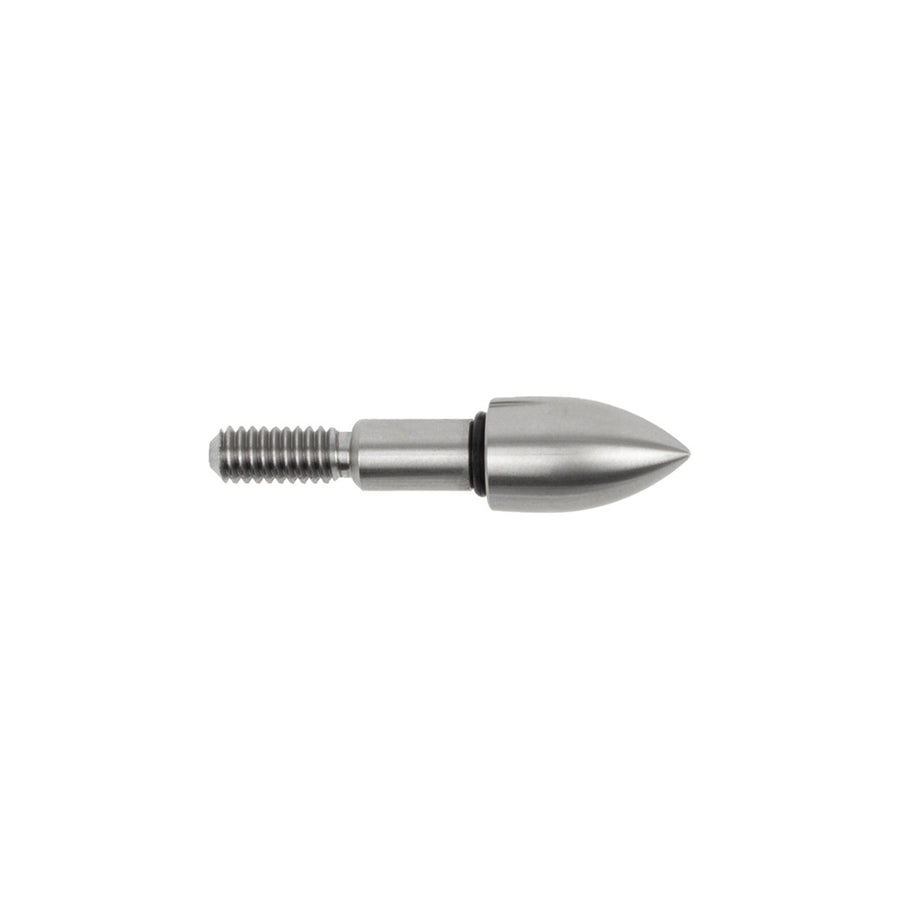 Bohning Point Screw In Bullet Point 100 Grains 5/16 Shaft OD 21/64 Point OD with O Ring - 12 Pack 100grains