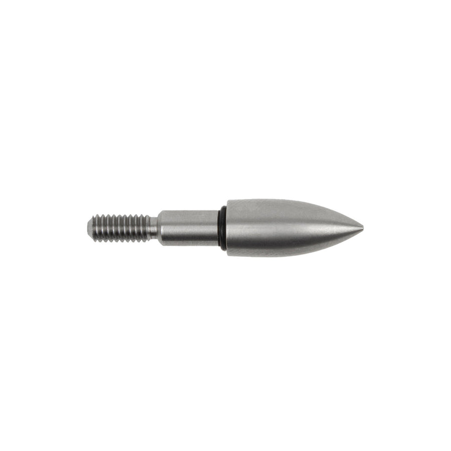 Bohning Point Screw In Bullet Point 125 Grains 5/16 Shaft OD 21/64 Point OD with O Ring - 12 Pack 125grains
