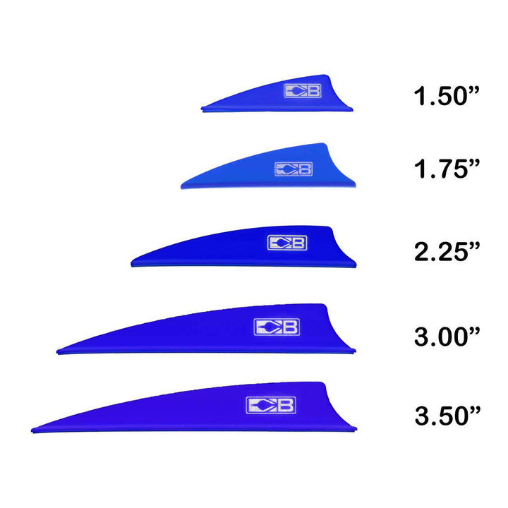 Bohning 2.25inch X Vane Shield Cut - 100 Vanes