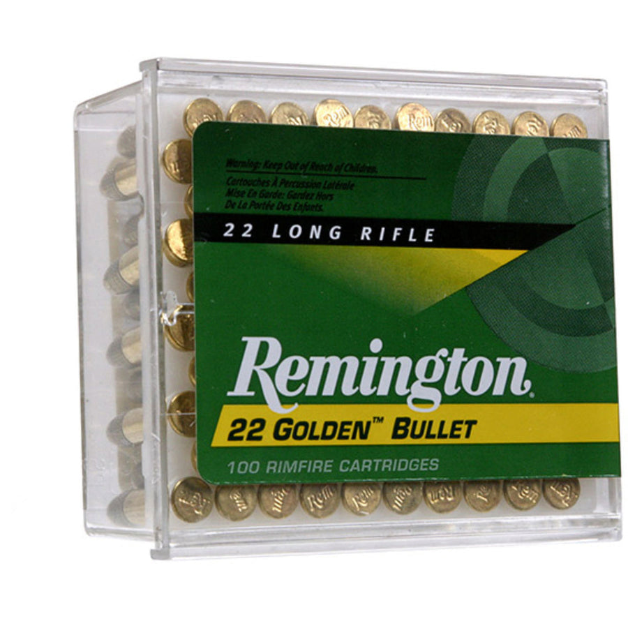 Remington .22 LR 40Gr Golden Bullet Rimfire Ammo - 100 Rounds .22 LR