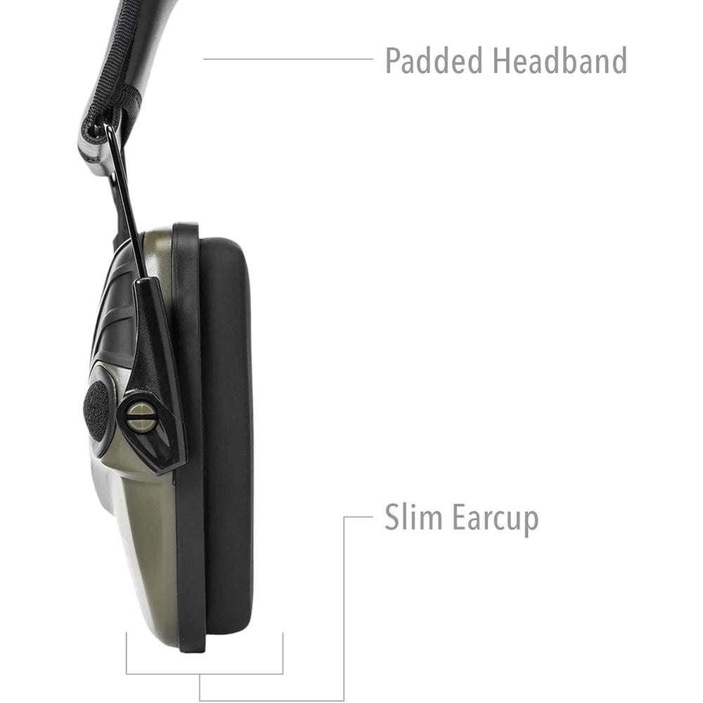 Howard Leight Impact Sport Ear Muff - 24Db Rating Green