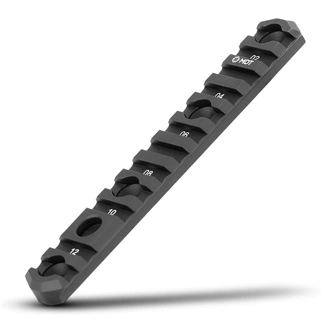 MDT M-LOK Aluminium Pic Rail - 5inch with Sling Swivels Black