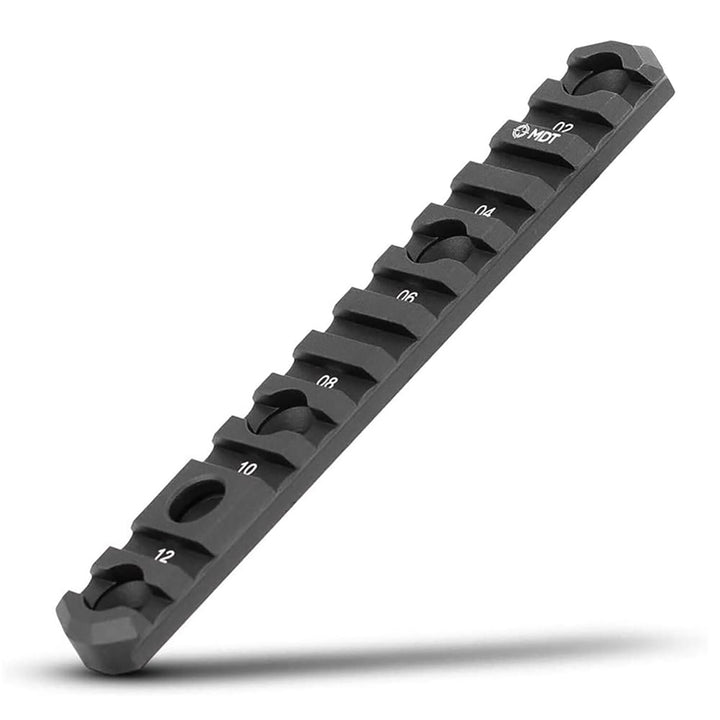 MDT M-LOK Aluminium Pic Rail - 5inch with Sling Swivels Black