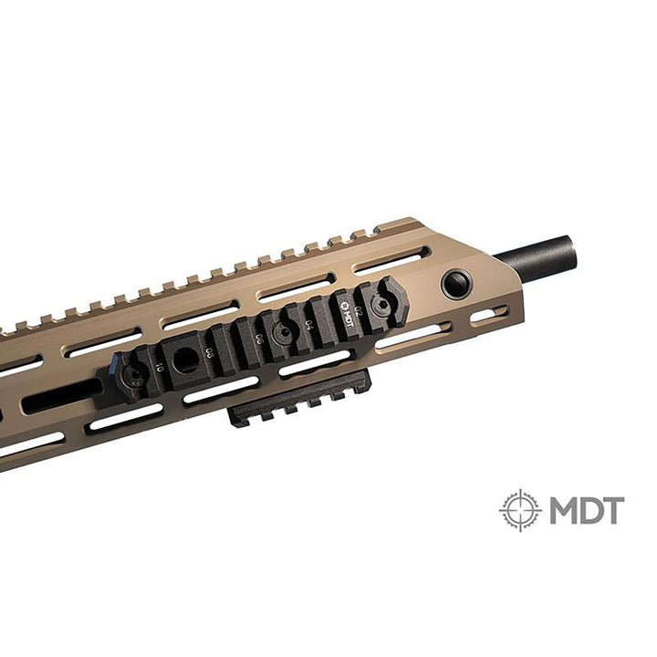 MDT M-LOK Aluminium Pic Rail - 5inch with Sling Swivels Black