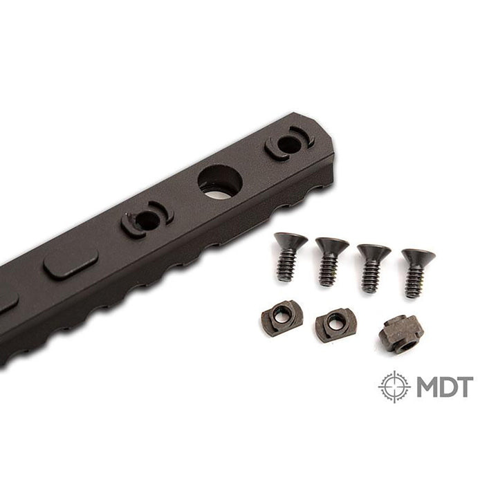 MDT M-LOK Aluminium Pic Rail - 5inch with Sling Swivels Black
