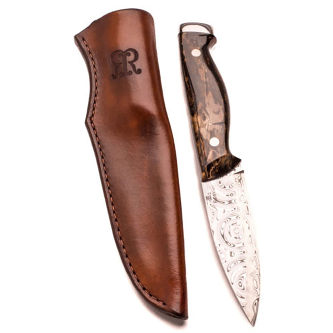 Rigby London Best Hunting Knife - Wooly Mammoth Tusk Handle