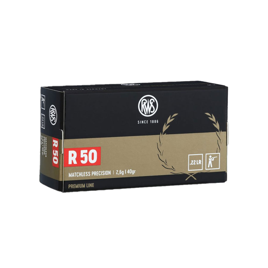RWS 22LR R50 40Gr LRN - 50 Rounds