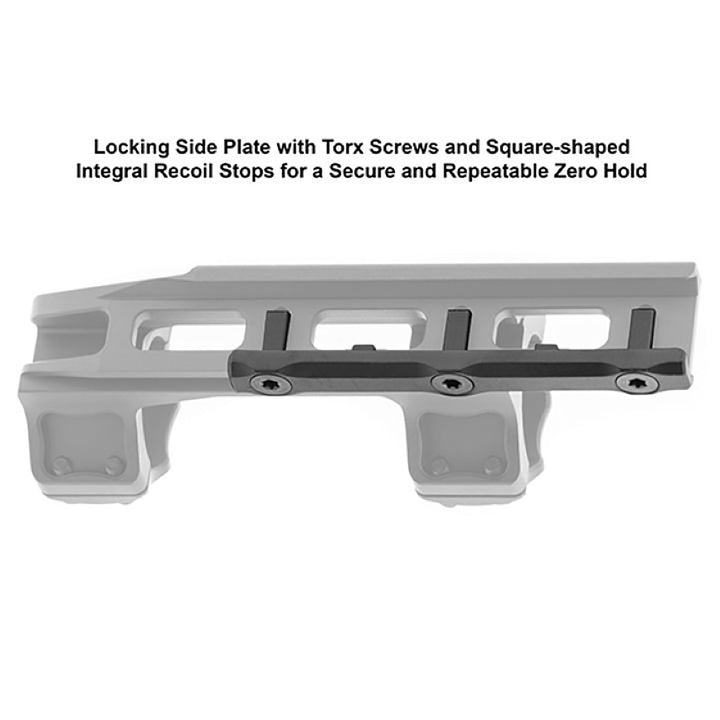 Leapers 30mm Medium Off-Set Picatinny Mount Rings