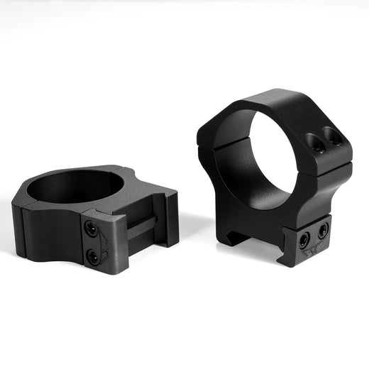 Warne Horizontal Matte PA Rings - 30mm Medium