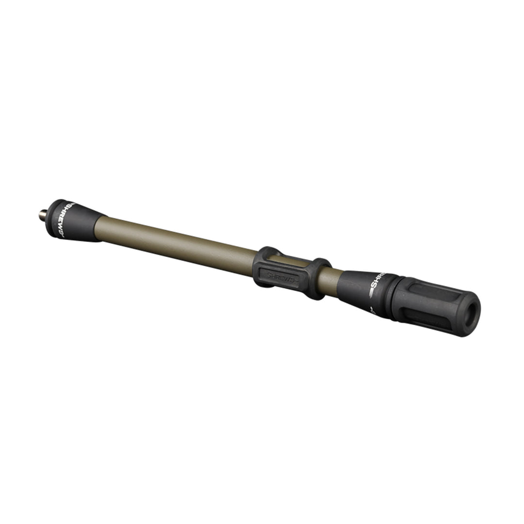 Shrewd Vantage Adjustable Hunting Stabilizer - 12 Inch 12 Inches / OD Green