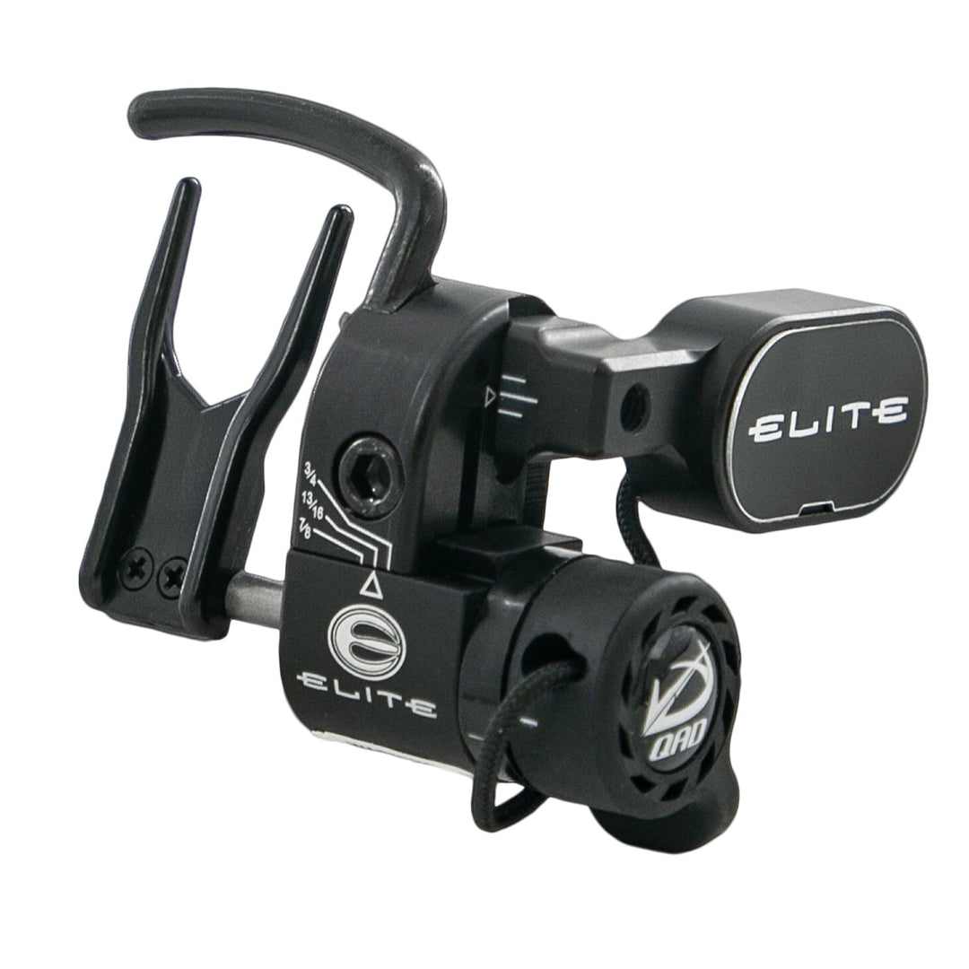 Elite Qad Dropaway Rest - Right Hand Black