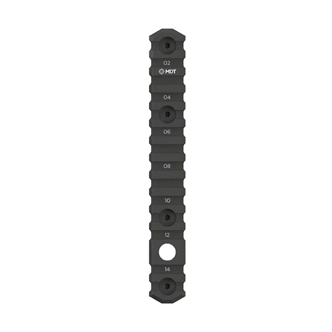 MDT M-LOK Aluminium Pic Rail - 6.5inch with Sling Swivels Black