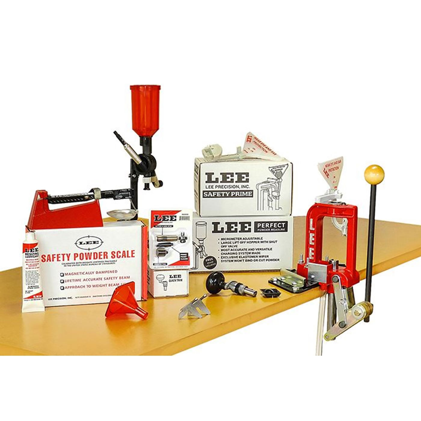 Lee Single Stage Press 90045 + Universal Depriming Decapping Die 90292 Lee Single Stage Press 90045 + Universal Depriming Decapping Die 90292