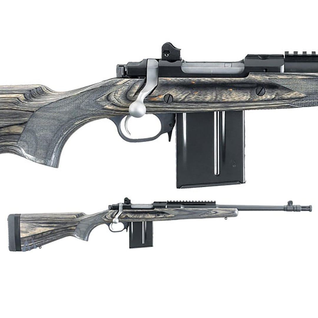 Ruger 77 Gunsite Scout Blued Bolt Action Rifle .308 Win Brown .308 WIN