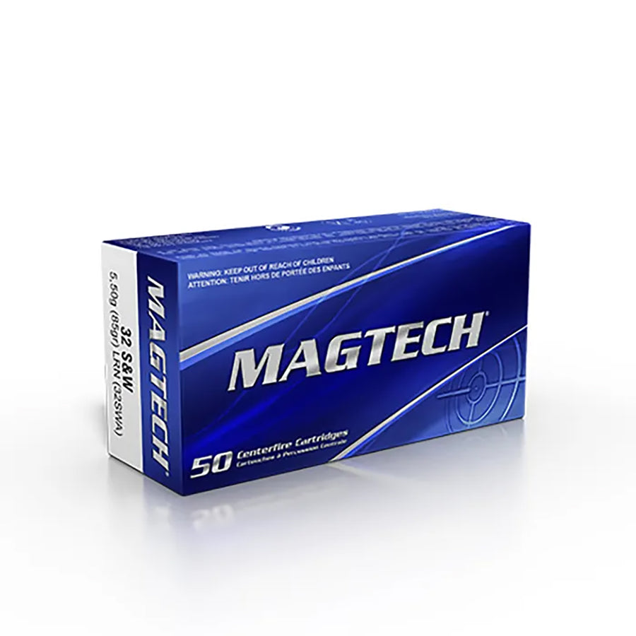 Magtech 32S&W 85gr LRN Centrefire Ammo - 50 Rounds .32 SMITH AND WESTERN