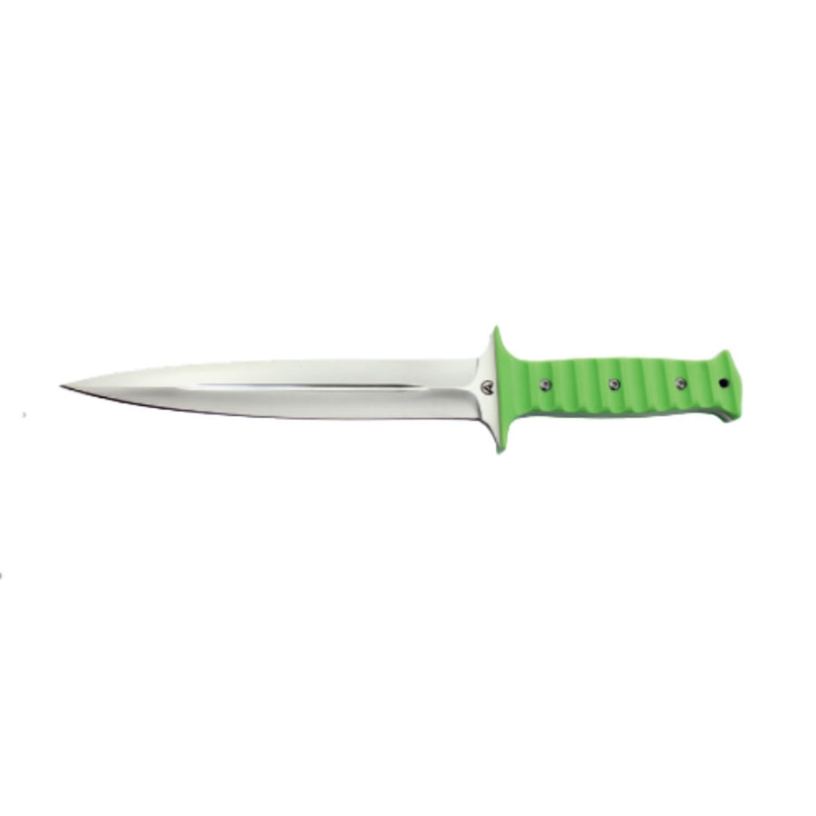 Ridgeline Grunt Pig Sticker Double Edge Blaze Knife - Ridge Green