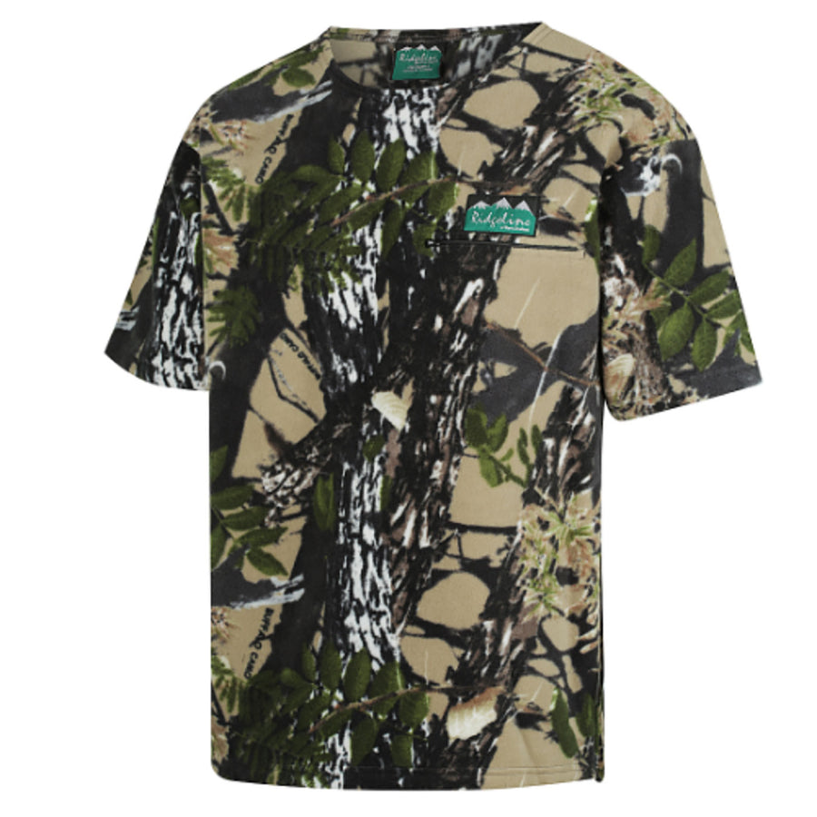 Ridgeline Premium Workmans Zip Tee - Camo S / Camo