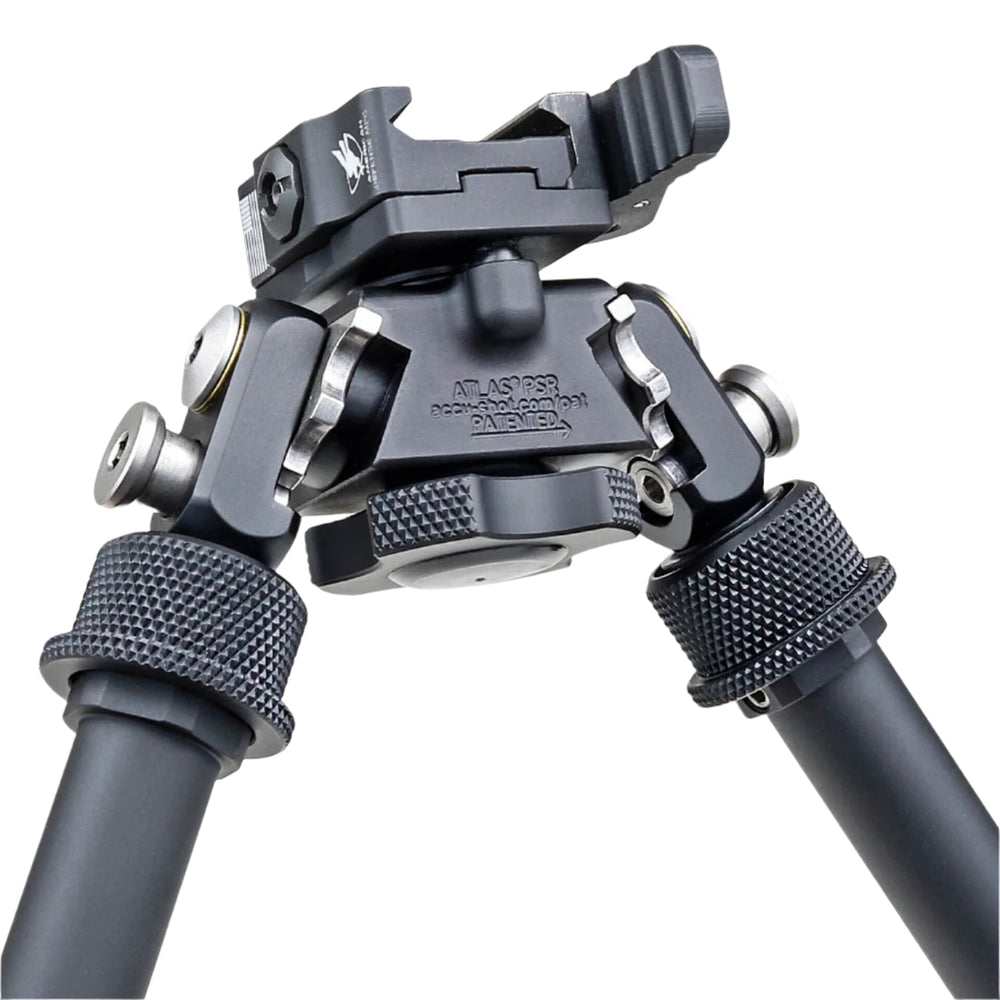 PSR Atlas Bipod with QD Auto Lock Lever system 5.2 - 9.6 Inch / Black