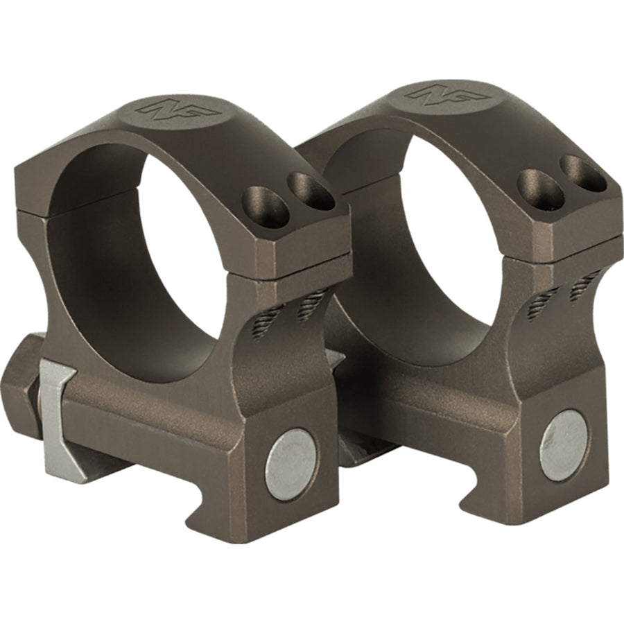 Nightforce X-Treme Duty - Ring Set - 1.0 Medium - 30mm - Ultralite, 4 screw - Dark Earth