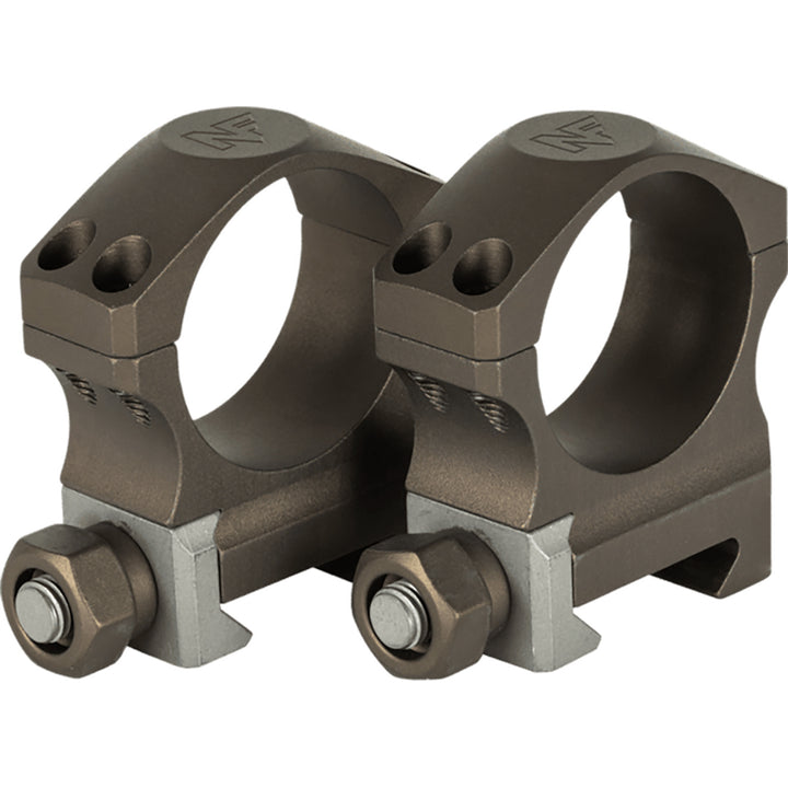 Nightforce X-Treme Duty - Ring Set - 1.0 Medium - 30mm - Ultralite, 4 screw - Dark Earth