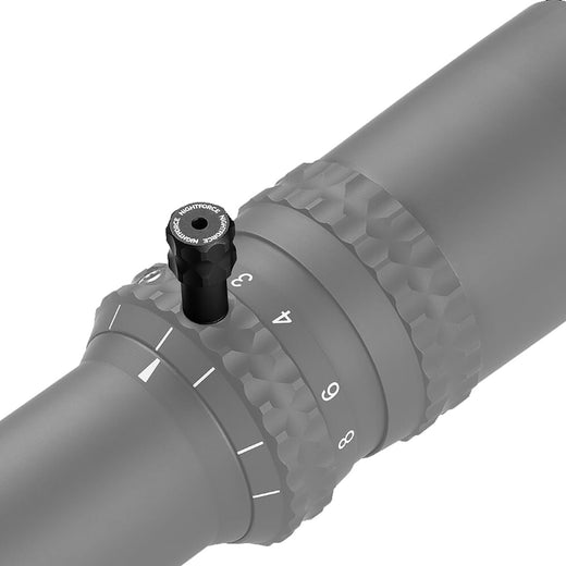 Nightforce Power Throw Lever - Extended Length - Engraved - Black