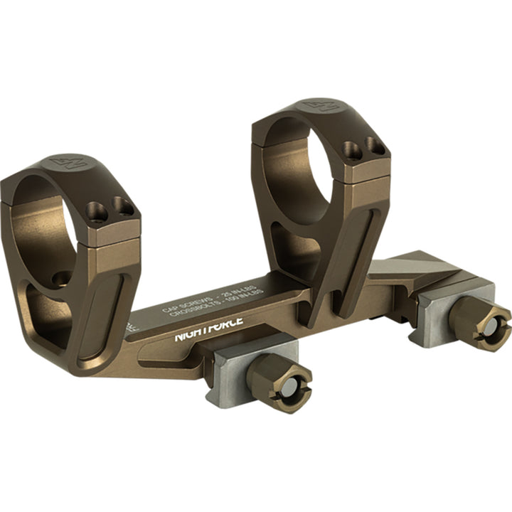 Nightforce X-Treme Duty Ultramount - 1.540 - 0 MOA - 30mm - Dark Earth