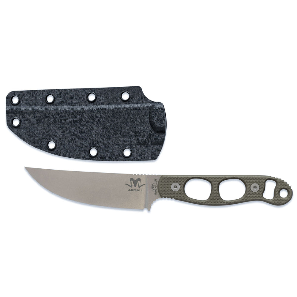 Argali Sawtooth Knife OD Green