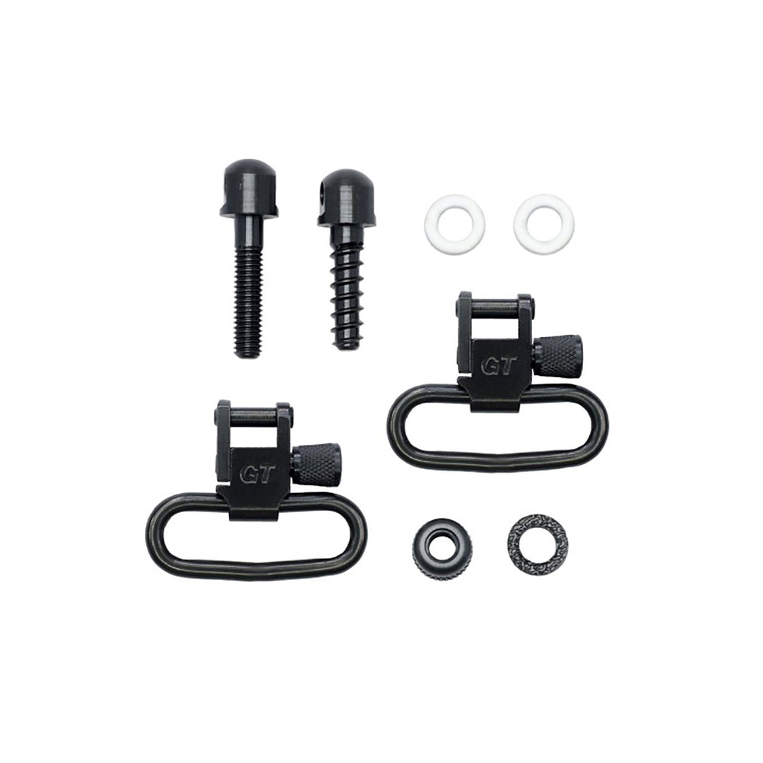 GrovTec Machine & Wood Screws Set Black Oxide Finish - 1.25 Loops Pair