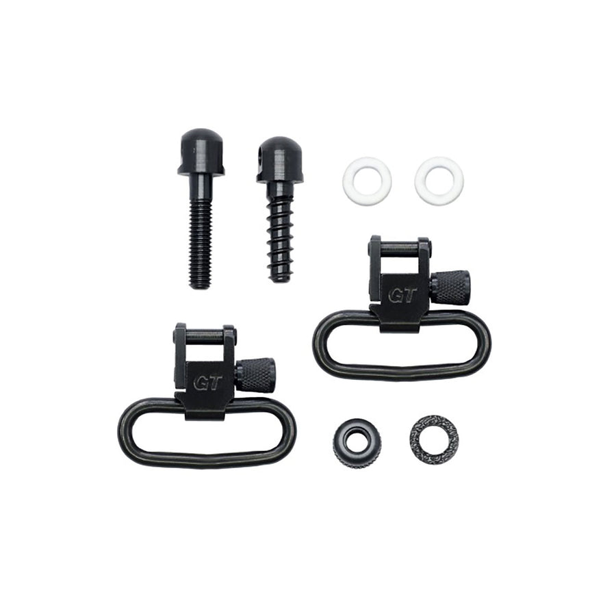 GrovTec Machine & Wood Screws Set Black Oxide Finish - 1.25 Loops Pair