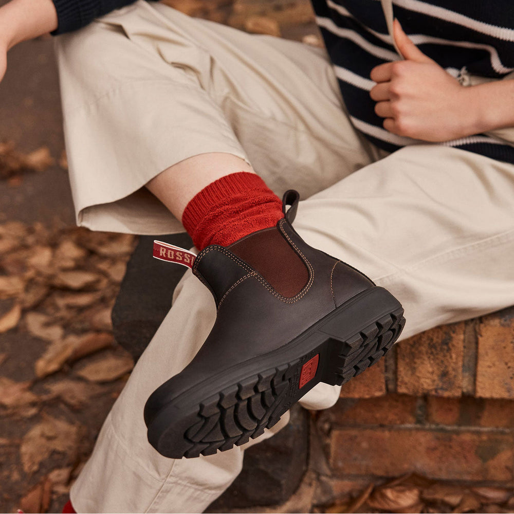 Rossi Endura Elastic Side Boot M10 / Claret