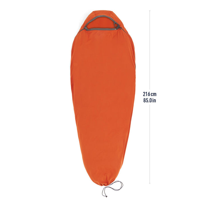Sea to Summit Reactor Fleece Sleeping Bag Liner - Compact Mummy w/ Drawcord