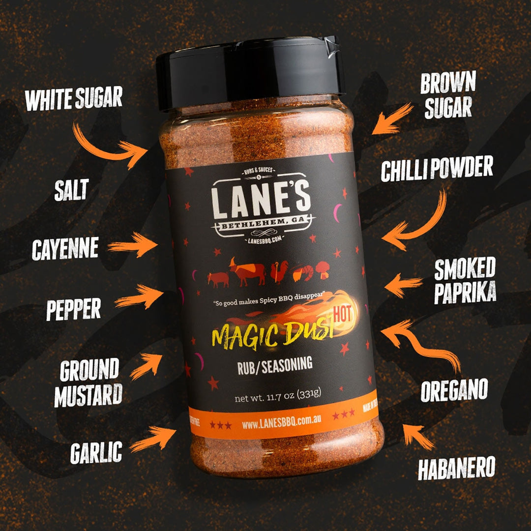 Lanes Magic Dust Hot Seasoning - 331g 331g