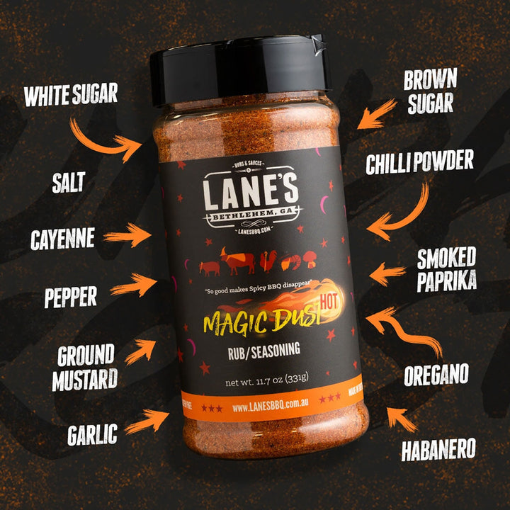 Lanes Magic Dust Hot Seasoning - 331g 331g