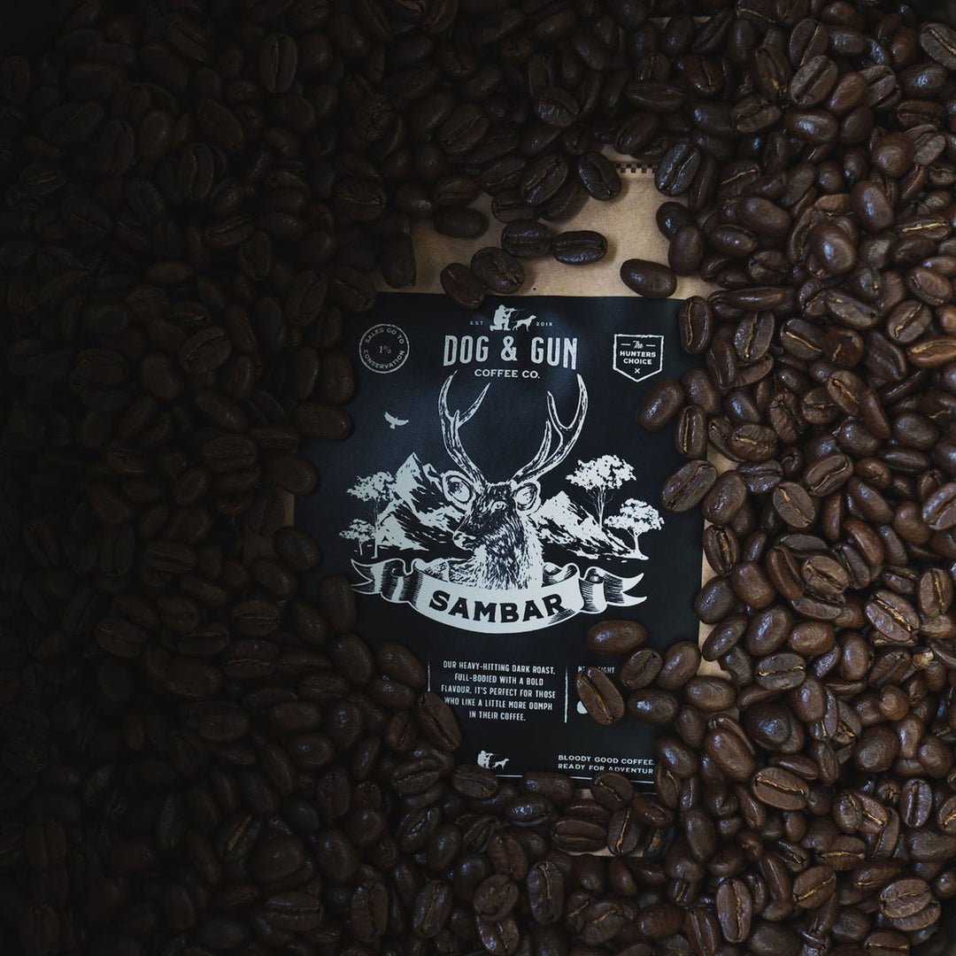 Dog & Gun Sambar Dark Roast Whole Bean 225g