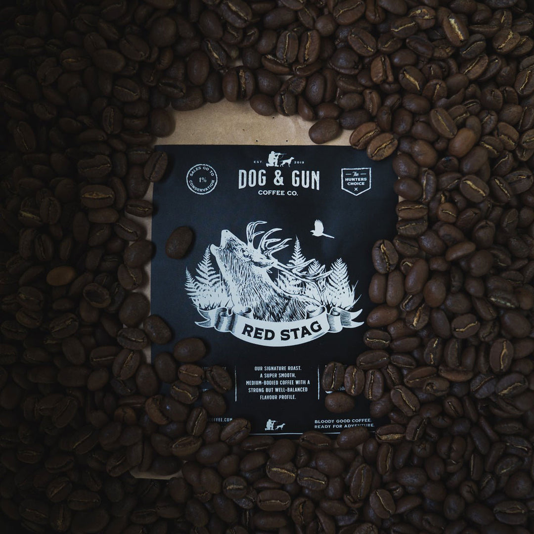 Dog & Gun Red Stag Medium Roast Whole Bean 225g