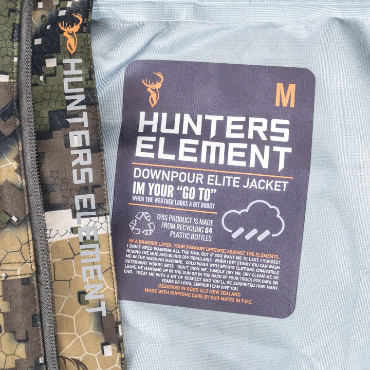 Hunters Element Downpour Elite Jacket - Desolve Veil