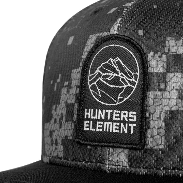 Hunters Element Alp Cap Flat Peak - Desolve Blak