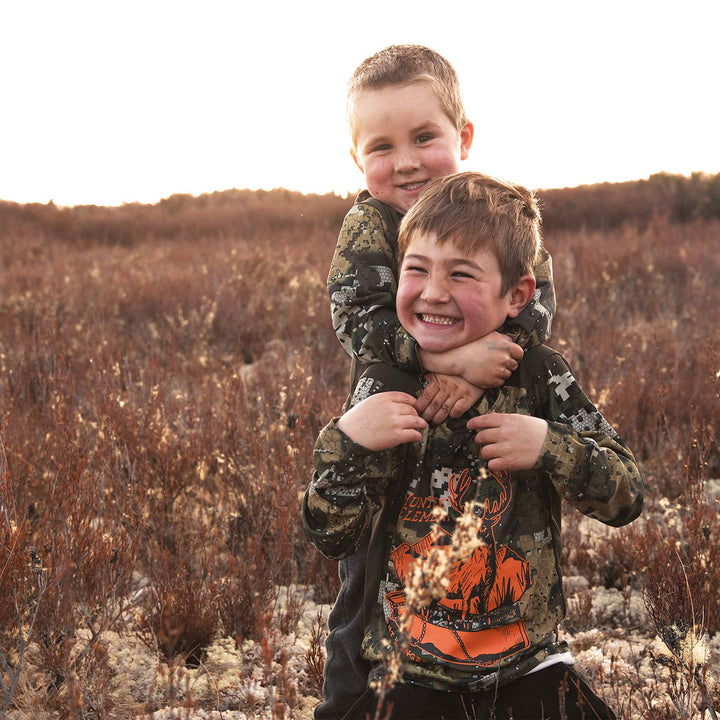 Hunters Element Kids Tyro Roar Tee - Hooded
