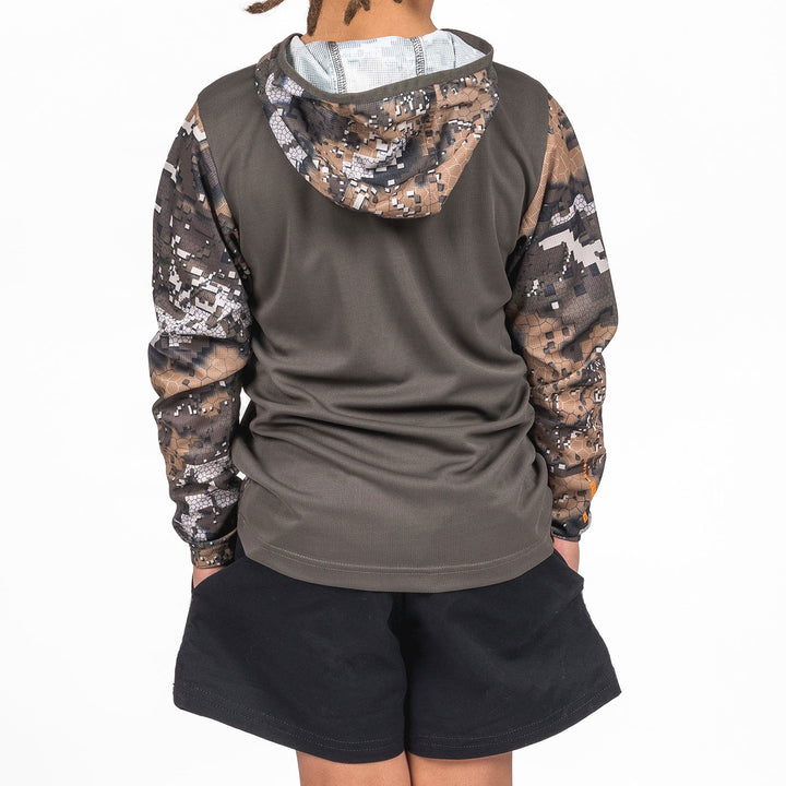 Hunters Element Kids Tyro Roar Tee - Hooded