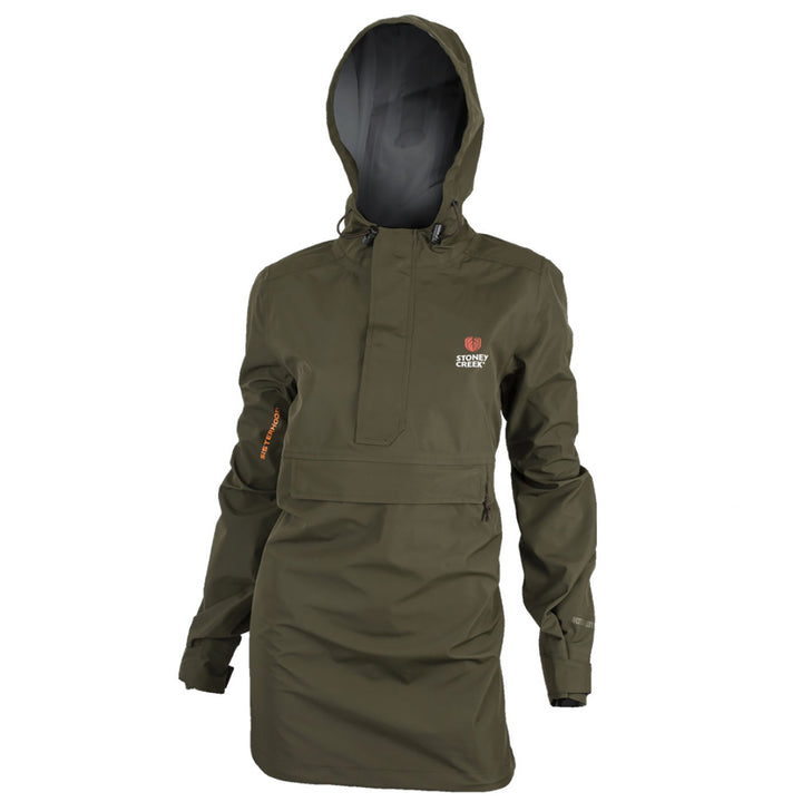 Stoney Creek Womens Stow It Hooded Jacket 6 / Bayleaf