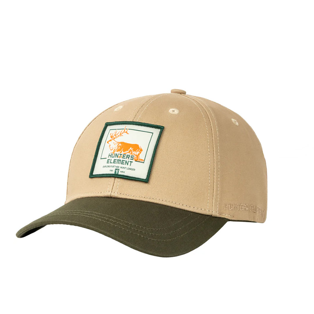 Hunters Element Fiordland Cap Tan/Forest Green