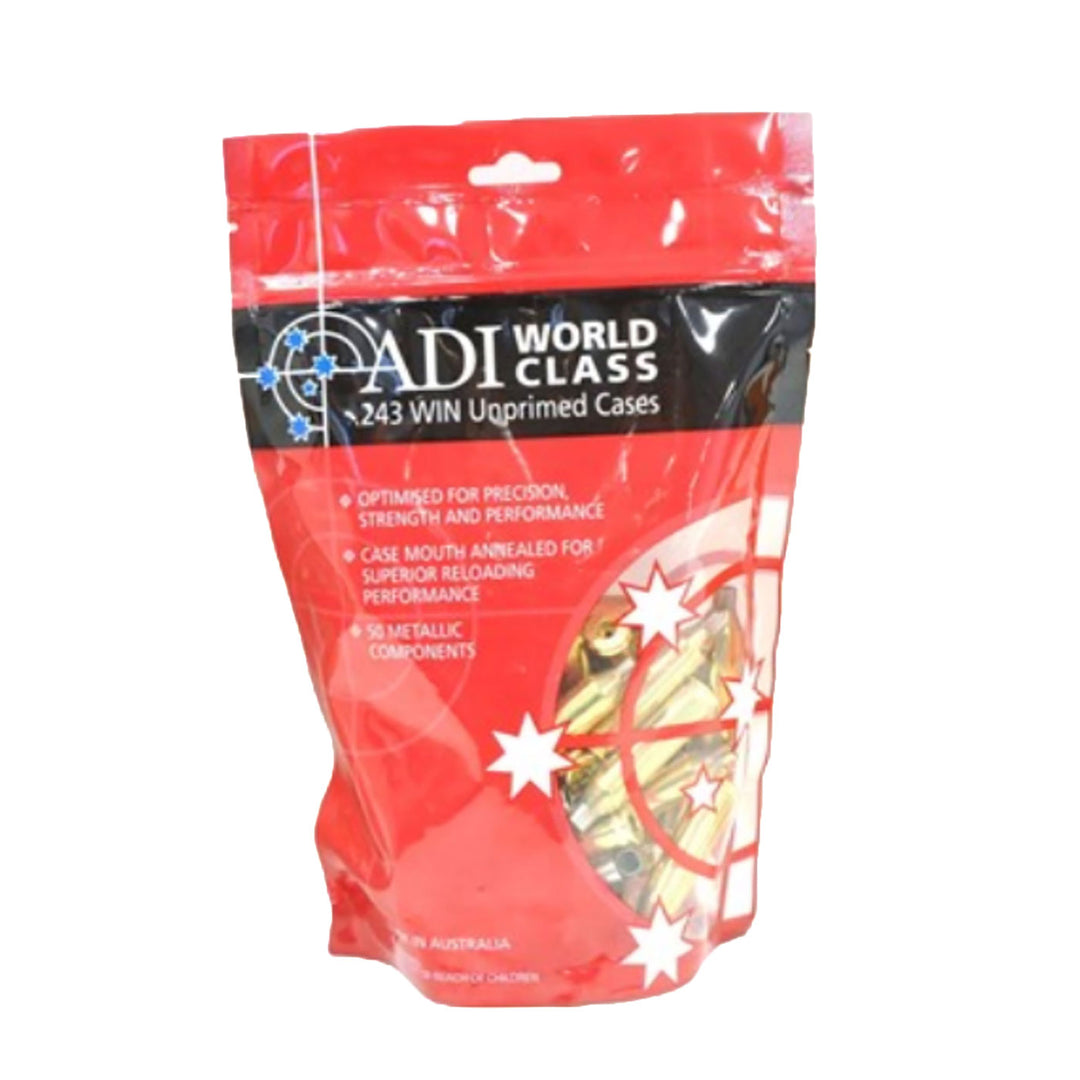 ADI 243W Unprimed Cases (50pcs)