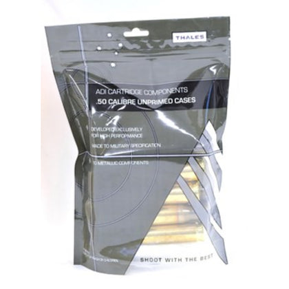 ADI 50 BMG Unprimed Cases - 10 Pack
