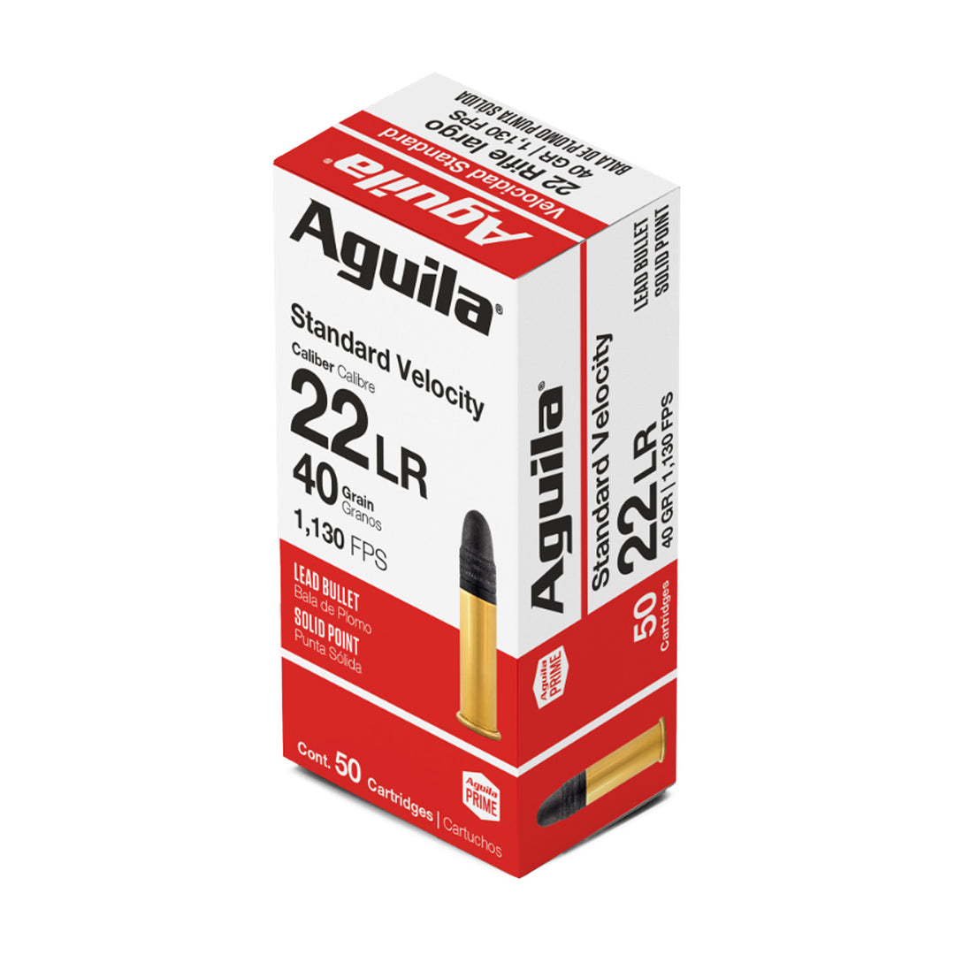 AGUILA 22LR SV SP 40GR Rimfire Ammo - 50 Rounds