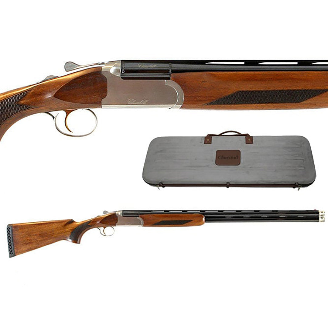 Akkar Churchill Over-Under 30inch 12 Gauge Shotgun 12 GAUGE