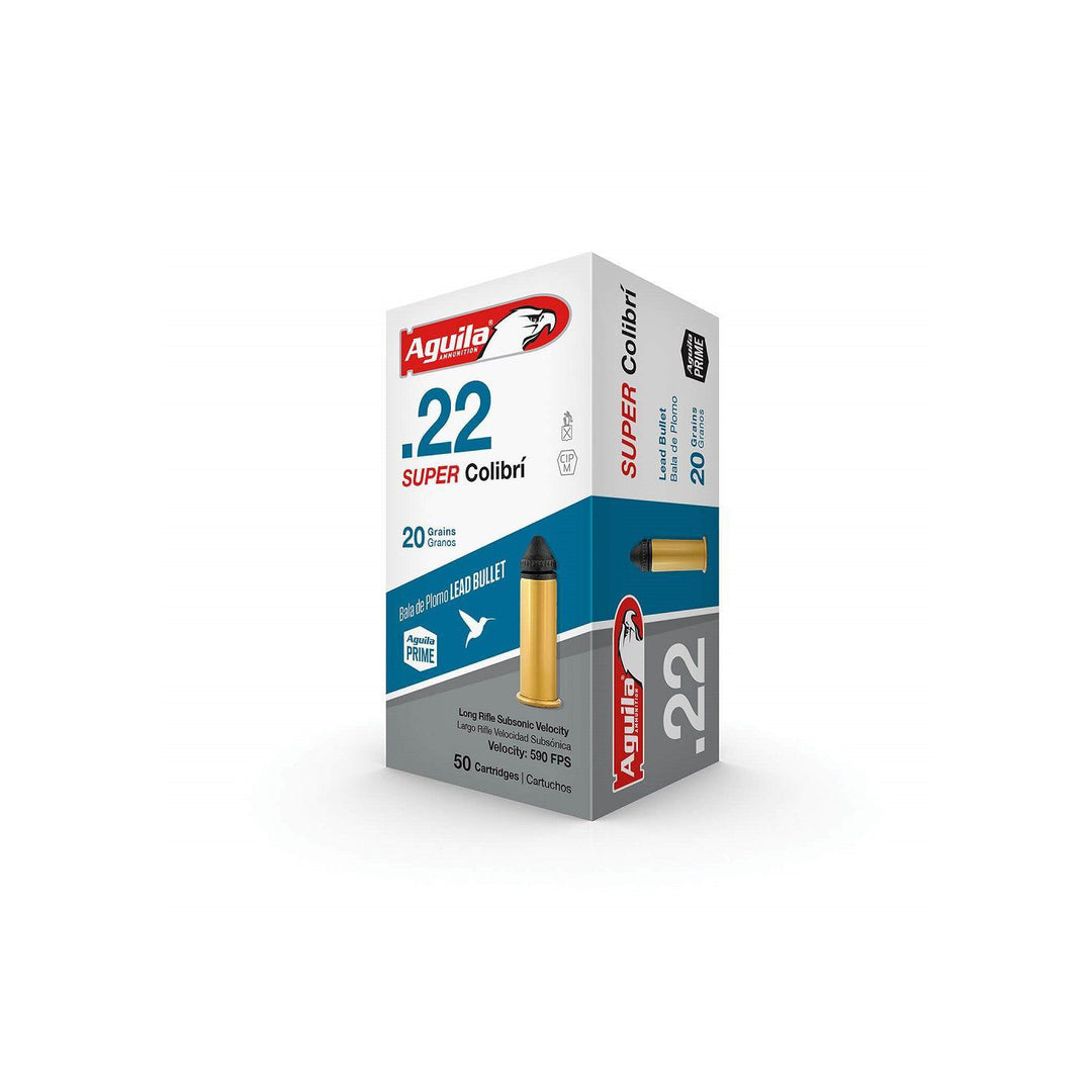 Aguila Super Colibri .22LR 20g Lead SV Rimfire Ammo - 50 Rounds