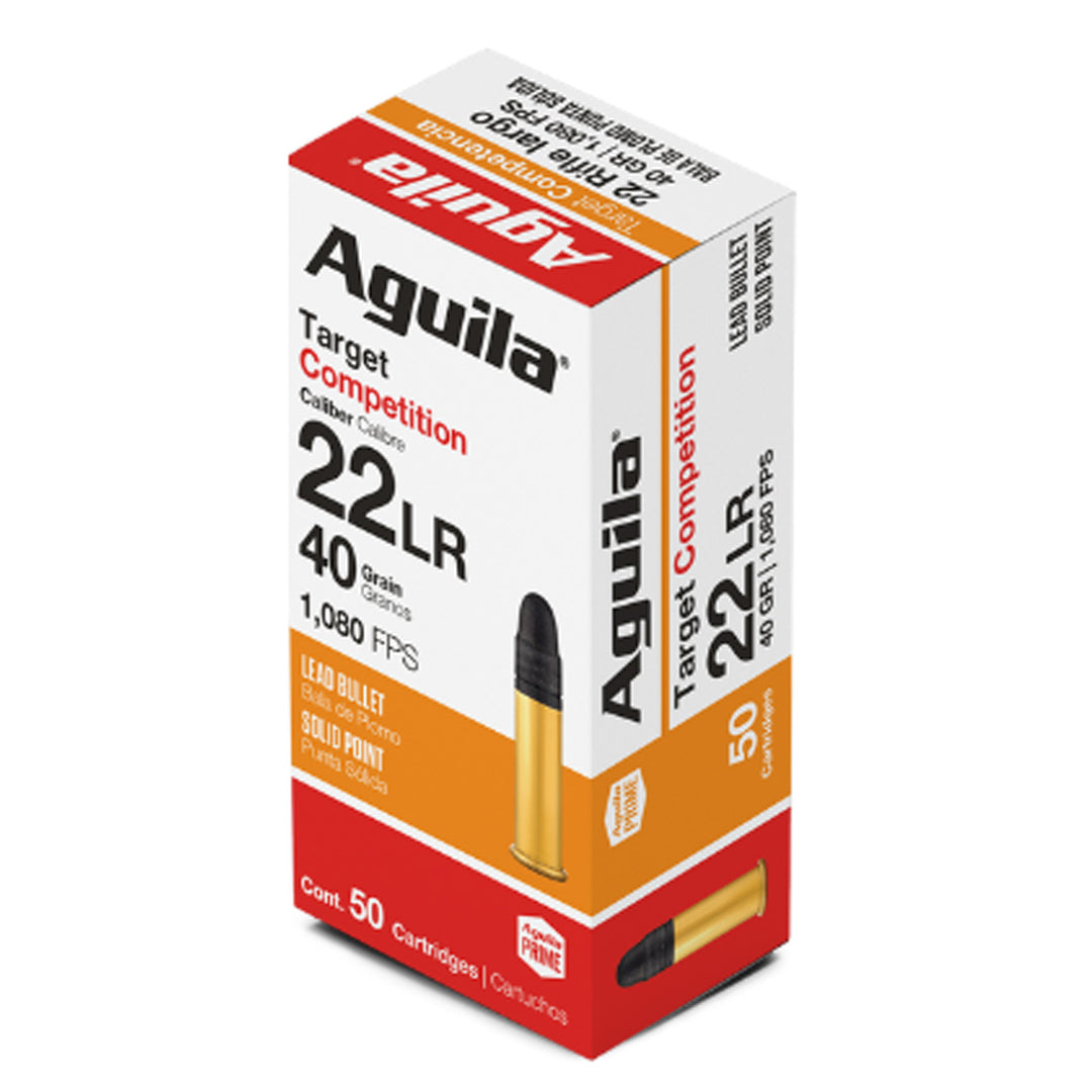 Aguila Target Match .22LR 40g Rimfire Ammo - 50 Rounds