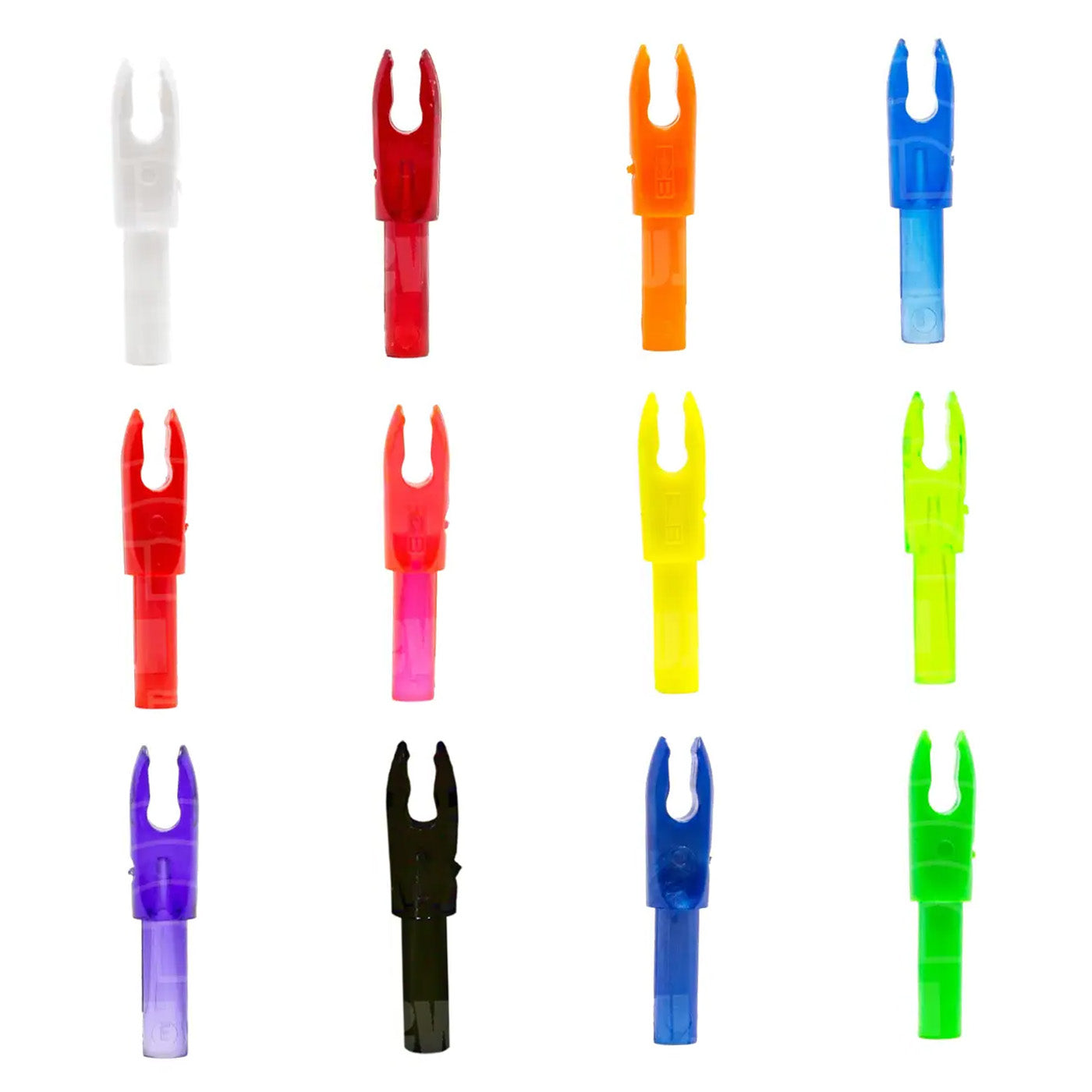 Easton 6.5mm Microlite Nocks – Orange – 12-Pack – Push-In Archery Nocks
